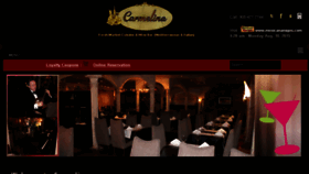 What Carmelinarestaurant.com website looked like in 2016 (7 years ago)