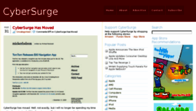 What Cybersurge.org website looked like in 2016 (7 years ago)
