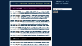 What Casr.ca website looked like in 2016 (8 years ago)