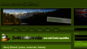 What Cestananovyzeland.cz website looked like in 2016 (7 years ago)