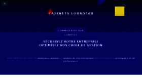 What Cabinetlourdeau.com website looked like in 2016 (7 years ago)