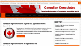 What Canadian-consulate.com website looked like in 2016 (7 years ago)