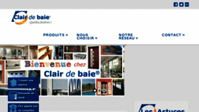 What Clairdebaie.fr website looked like in 2016 (7 years ago)