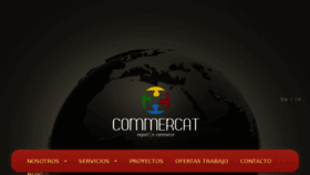 What Commercat.com website looked like in 2016 (7 years ago)