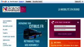 What Citibus.fr website looked like in 2016 (7 years ago)