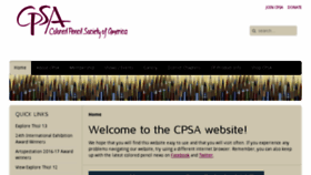 What Cpsa.org website looked like in 2016 (7 years ago)