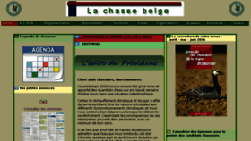 What Chasseacrw.be website looked like in 2016 (7 years ago)