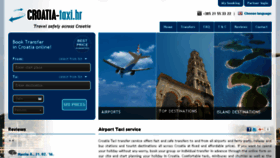 What Croatia-taxi.hr website looked like in 2016 (7 years ago)