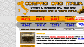 What Compro-oro-italia.eu website looked like in 2016 (7 years ago)