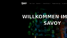 What Club-savoy.de website looked like in 2016 (7 years ago)