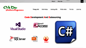 What Codedao.com.vn website looked like in 2016 (7 years ago)