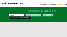 What Carmatch.mx website looked like in 2016 (7 years ago)