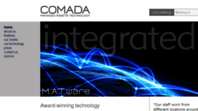 What Comada.com website looked like in 2016 (7 years ago)