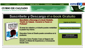 What Cursodecalzado.com website looked like in 2016 (7 years ago)