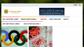 What Craftlikethis.com website looked like in 2016 (7 years ago)