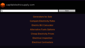 What Capitalelectricsupply.com website looked like in 2016 (7 years ago)
