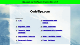 What Codetips.com website looked like in 2016 (7 years ago)