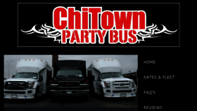 What Chitownpartybus.com website looked like in 2016 (7 years ago)