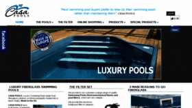 What Casa-pools.com website looked like in 2016 (7 years ago)