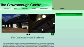 What Crowboroughcentre.info website looked like in 2016 (7 years ago)