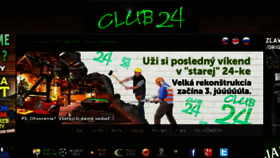 What Club24.sk website looked like in 2016 (7 years ago)