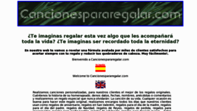 What Cancionespararegalar.com website looked like in 2016 (7 years ago)