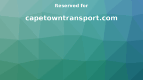 What Capetowntransport.com website looked like in 2016 (7 years ago)