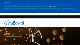 What Caffebook.it website looked like in 2016 (9 years ago)