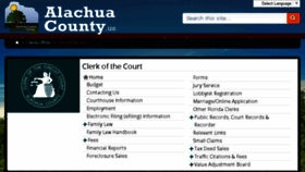 What Clerk-alachua-fl.org website looked like in 2016 (7 years ago)