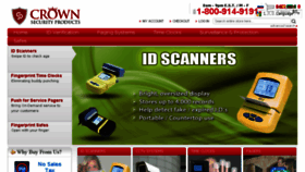 What Crownsecurityproducts.com website looked like in 2016 (7 years ago)