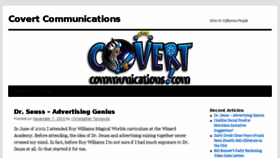 What Covertcommunications.com website looked like in 2016 (8 years ago)