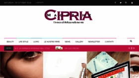 What Cipriamagazine.it website looked like in 2016 (7 years ago)