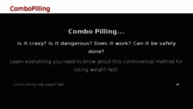 What Combopilling.com website looked like in 2016 (7 years ago)