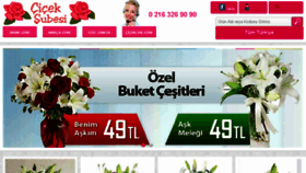 What Ciceksubesi.com website looked like in 2016 (7 years ago)