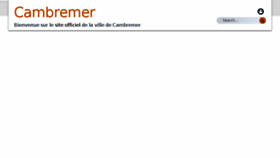 What Cambremer.fr website looked like in 2016 (7 years ago)