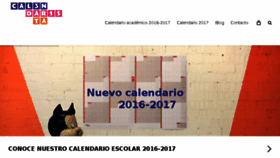 What Calendarista.es website looked like in 2016 (7 years ago)
