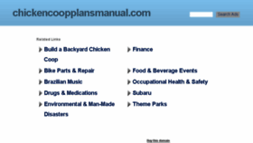 What Chickencoopplansmanual.com website looked like in 2016 (7 years ago)