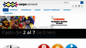 What Carnavaldepasto.org website looked like in 2016 (7 years ago)