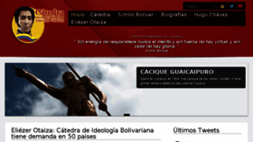 What Catedraideologiabolivariana.net website looked like in 2016 (7 years ago)