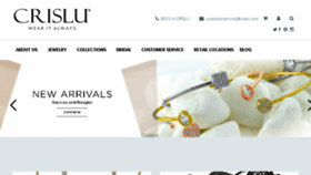 What Crislu.com website looked like in 2016 (7 years ago)