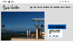 What Chania-vacation.com website looked like in 2016 (7 years ago)