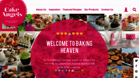 What Cake-angels.co.uk website looked like in 2016 (7 years ago)