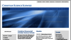 What Christianscience.ch website looked like in 2016 (7 years ago)