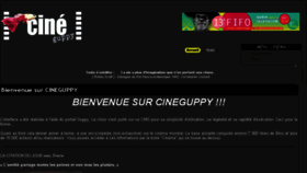 What Cineguppy.com website looked like in 2016 (7 years ago)