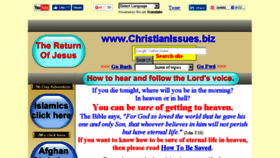 What Christianissues.biz website looked like in 2016 (7 years ago)