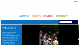 What Catcottprimary.co.uk website looked like in 2016 (7 years ago)