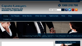 What Caputolawyers.com.au website looked like in 2016 (7 years ago)