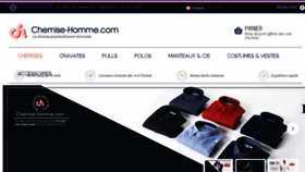 What Chemise-homme.com website looked like in 2016 (7 years ago)