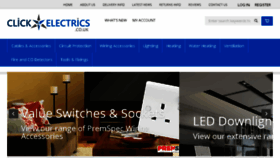 What Click4electrics.co.uk website looked like in 2016 (7 years ago)