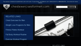 What Chestexercisesformen.com website looked like in 2016 (7 years ago)